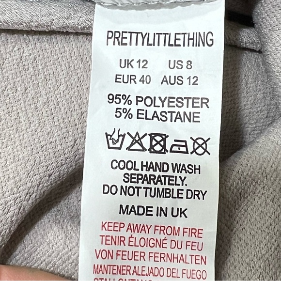 Pretty Little Thing Dress Ruched Night Out Cocktail Bodycon Stretch Preppy - Picture 10 of 10